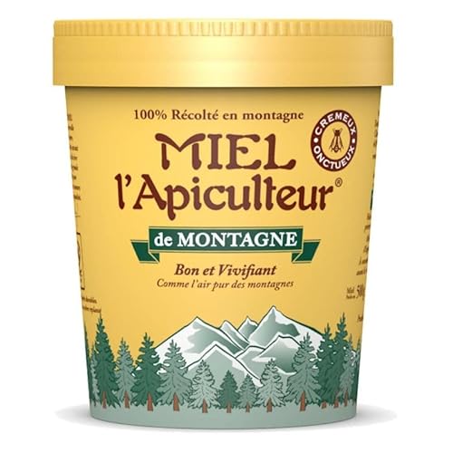 MIEL LAPICULTEUR - Miel de Montagne Crémeux - 500g de douceu
