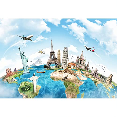 Aoihrraan 2,2x1,5m dans Le Monde Entier Voyage Toile De Fond