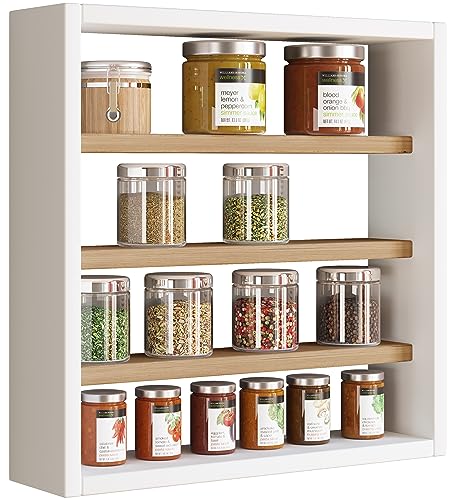 VCM Étagère murale en bois Tableau mural Cuisine Épices Cuis