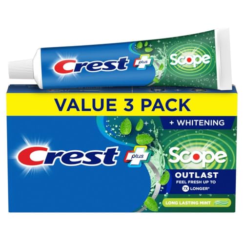 Crest Plus Scope Outlast Complete Whitening Toothpaste, Mint
