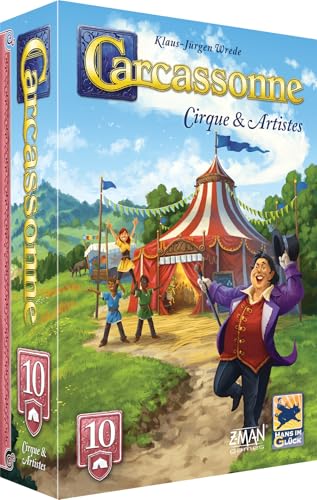 Asmodee - Carcassonne - Extension 10: Cirque & Artistes - Ha