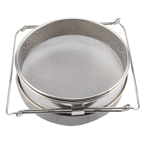 SOULONG Passoire Double en Acier Inoxydable pour Miel, avec