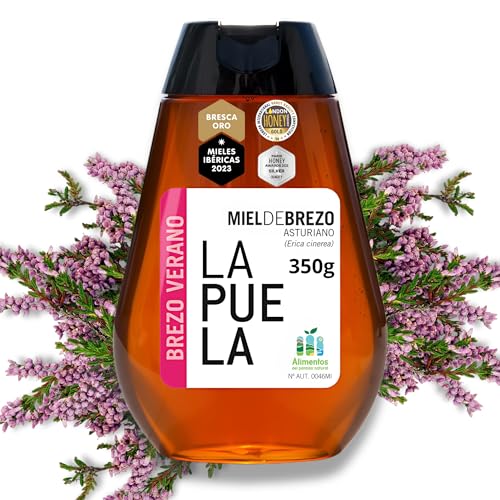 LAPUELA Pot miel de bruyère. Miel dorigine naturelle des Ast
