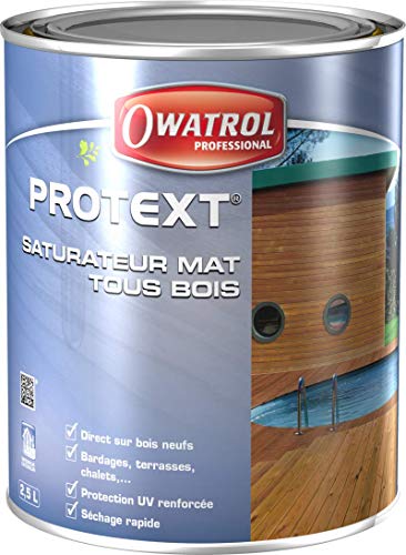 PROTEXT - Saturateur mat tous bois en phase aqueuse - Owatro