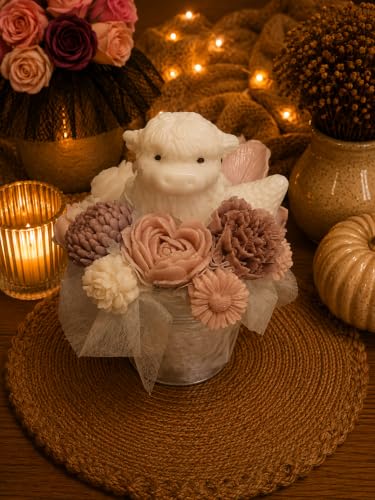 Bouquet Fondants de Cire Parfumés, Senteur pomme miel, Parfu