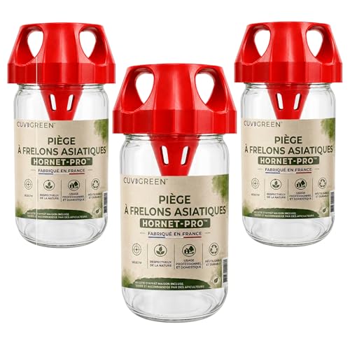 HORNET-PRO™ PIÈGE à Frelons asiatiques et Guêpes, en Verre,