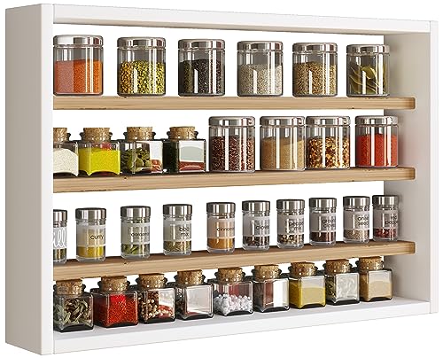 VCM Étagère murale en bois Tableau mural Cuisine Épices Cuis