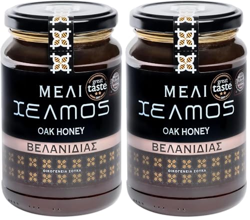 Helmos Miel de Chêne Grec 480 g (Lot de 2)