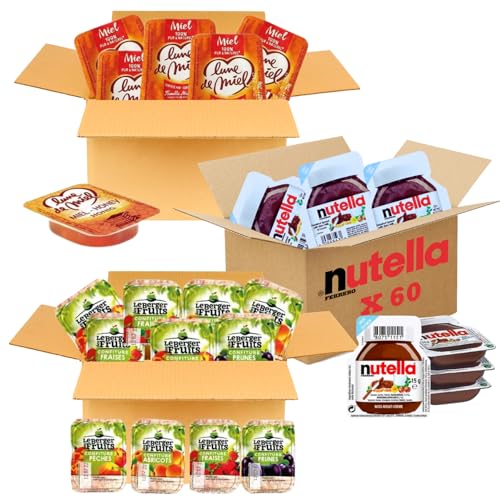 180 barquettes LE BERGER DES FRUITS/LUNE DE MIEL/NUT | Porti