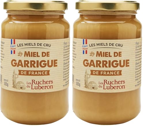 Les Ruchers du Luberon - Miel de Garrigue 500 g - Miel de Cr