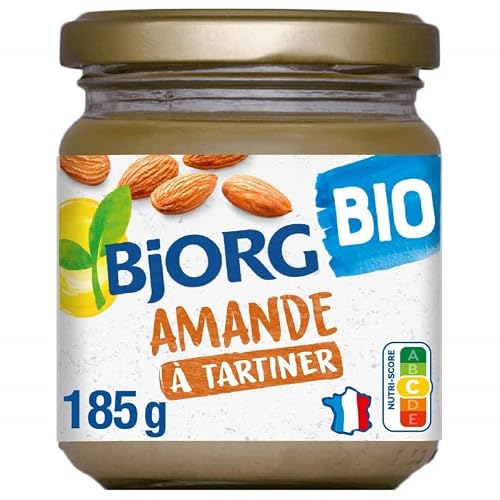 BJORG - Amande À Tartiner 185G - Lot De 3 - Vendu Par Lot