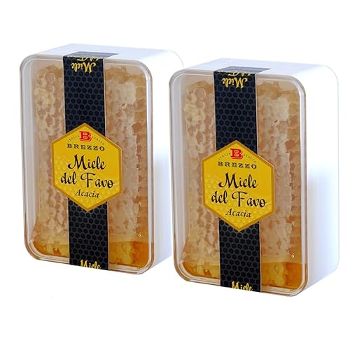 Miel dAcacia avec Rayon en boîte 200gr x 2