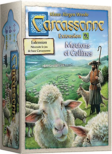 Asmodee Z-Man Games - Carcassonne - Extension 9 Moutons et C