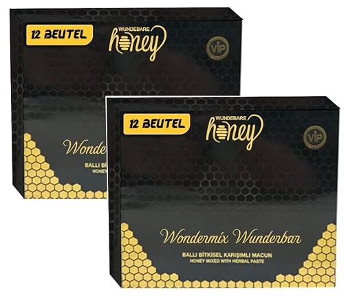 Wonderfull Miels Honey Natural Herbal - 24 Sachets x 12g - H