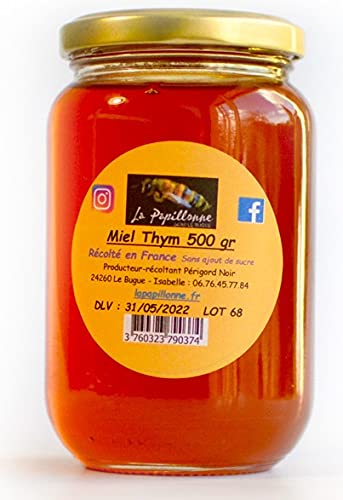 Miel de thym fabriqué de manière artisanale au Bugue en Dord